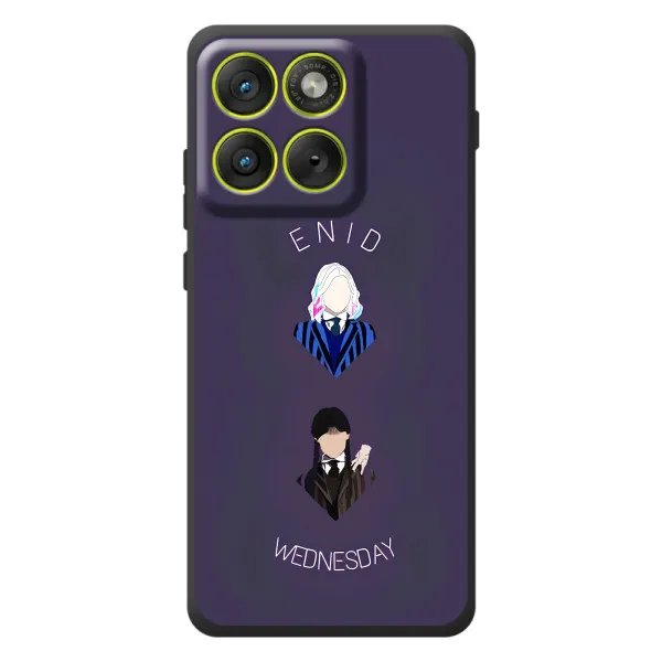 Чехол с принтом «Уэнздей и подруга» для Motorola Edge 70