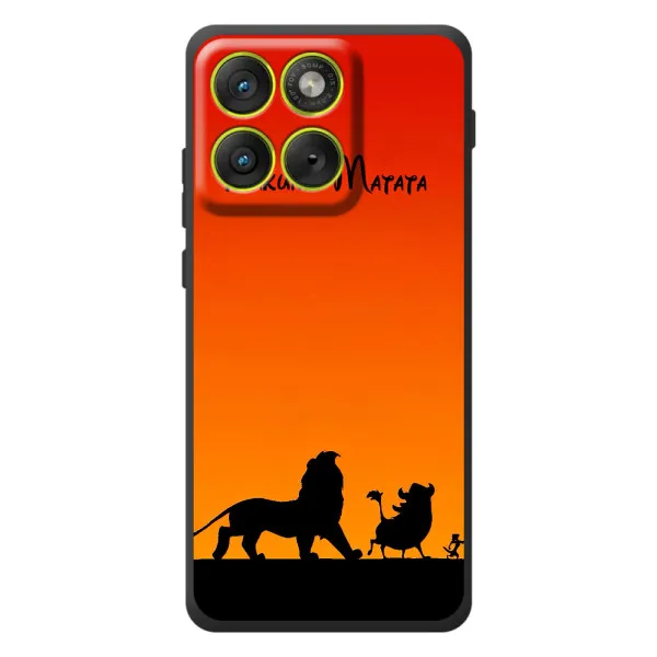 Чехол с принтом «Акуна Матата закат» для Motorola Edge 70