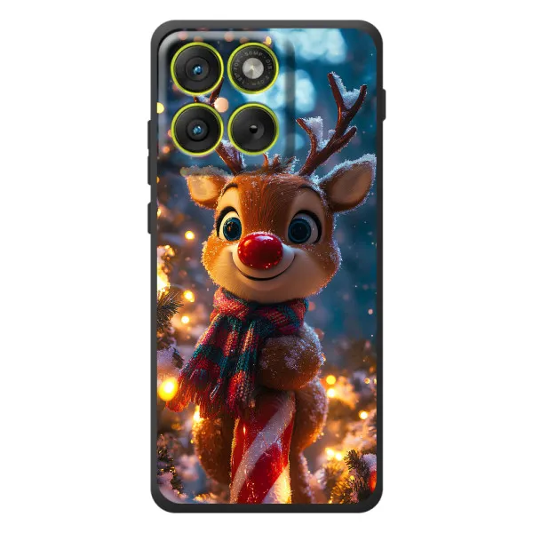 Чохол з принтом «Олень з шарфом» для Motorola Edge 70