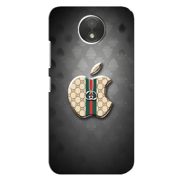 Чехол с принтом «Apple gucci» для Motorola Moto C (XT1750)
