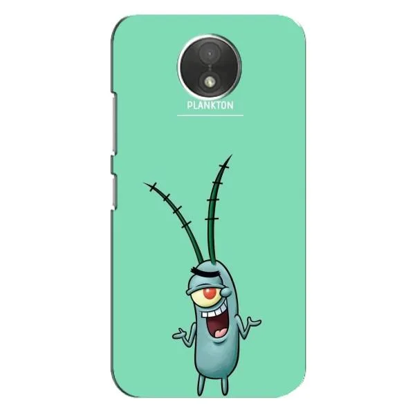 Чохол з принтом «Персонаж Планктон» для Motorola Moto C (XT1750)