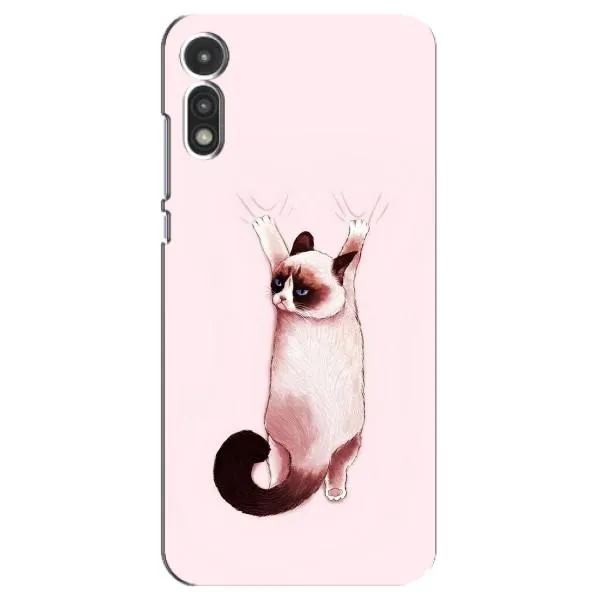 Чехол с принтом «Котик падает» для Motorola MOTO E 2020