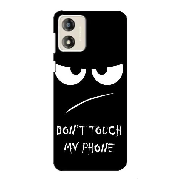 Чехол с принтом «Dont Touch» для Motorola MOTO E13
