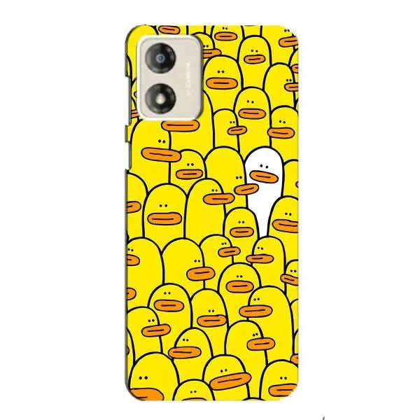 Чехол с принтом «Белая уточка» для Motorola MOTO E13
