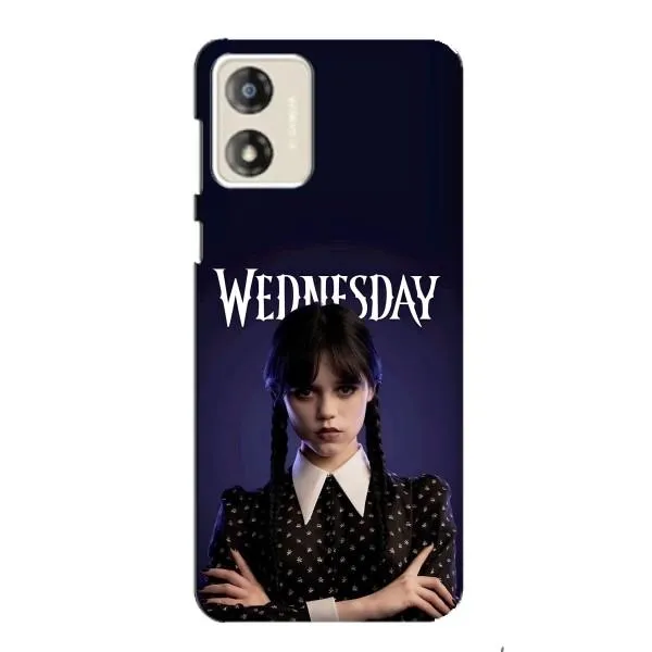 Чехол с принтом «Wednesday» для Motorola MOTO E13