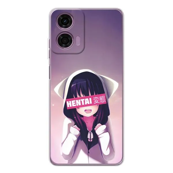 Чехол с принтом «Hentai chan» для Motorola Moto E14