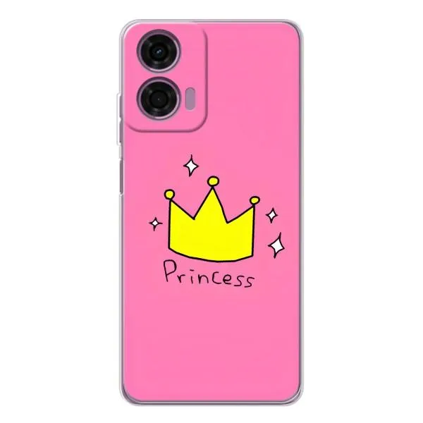 Чехол с принтом «Princess» для Motorola Moto E14