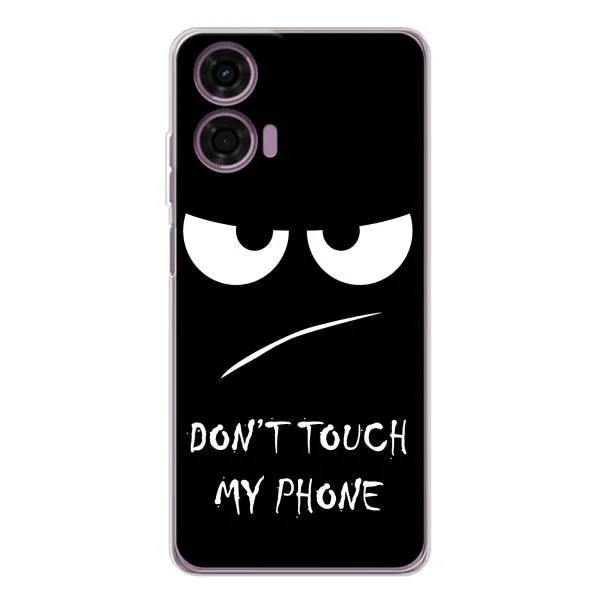 Чехол с принтом «Dont Touch» для Motorola Moto E14