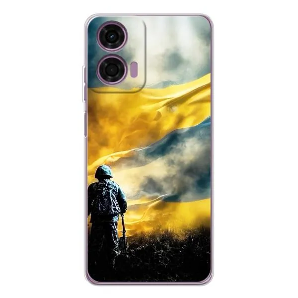 Чехол с принтом «Война» для Motorola Moto E14