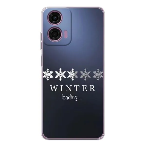 Чехол с принтом «Winter loading» для Motorola Moto E14