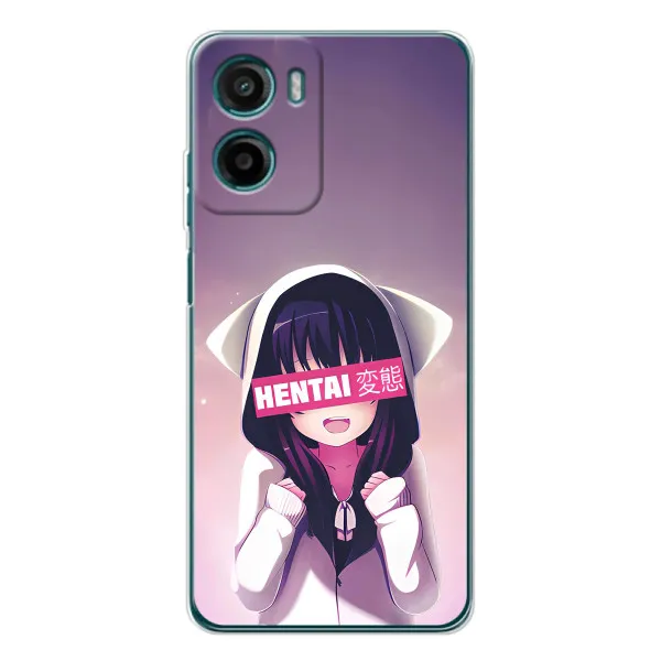Чехол с принтом «Hentai chan» для Motorola Moto E15