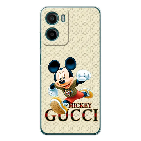 Чехол с принтом «Mikki Gucci» для Motorola Moto E15 Чехол с принтом «Mikki Gucci» для Motorola Moto E15