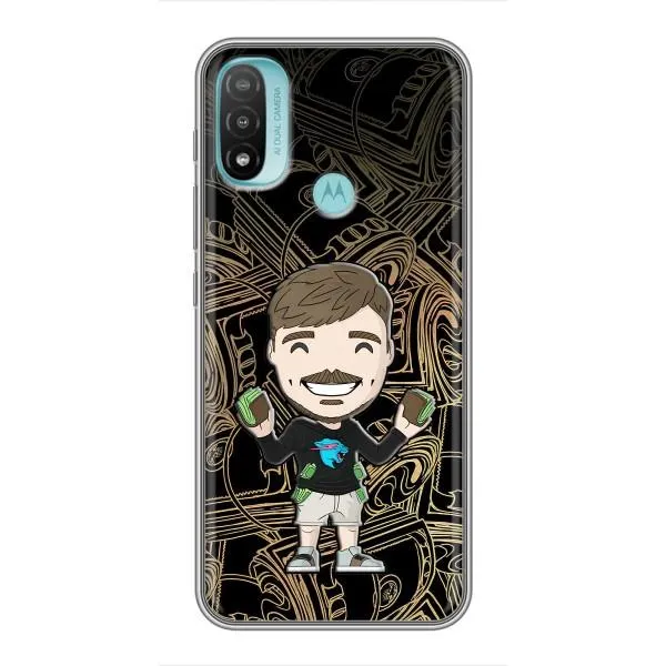 Чохол з принтом «Mister Beast» для Motorola MOTO E20