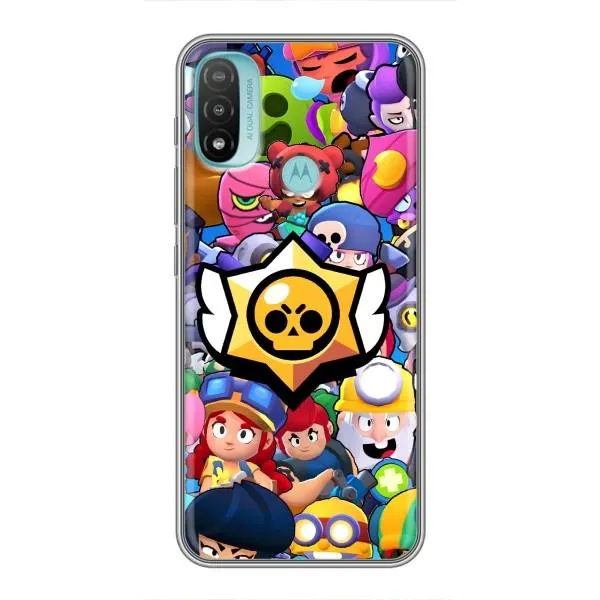 Чехол с принтом «Лого Brawl Stars» для Motorola MOTO E20