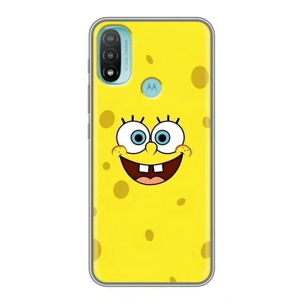 Чехол с принтом «Мордашка Спанч Боба» для Motorola MOTO E20