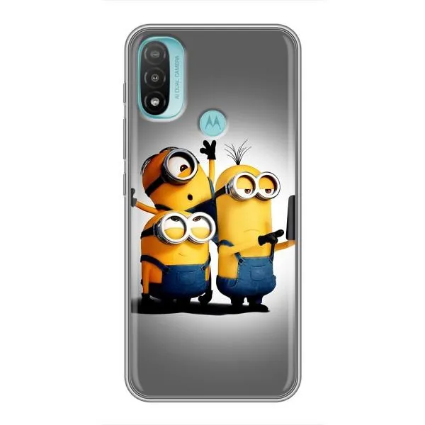 Чехол с принтом «Три миньона» для Motorola MOTO E20