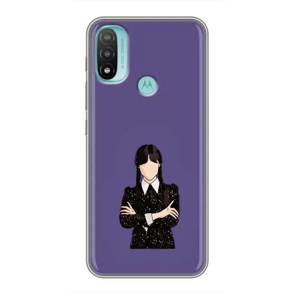Чехол с принтом «Уэнздей в черном» для Motorola MOTO E20
