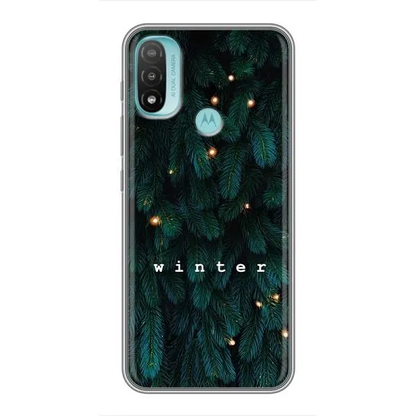 Чехол с принтом «Winter» для Motorola MOTO E20