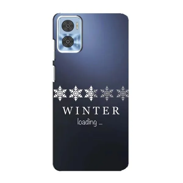 Чехол с принтом «Winter loading» для Motorola MOTO E22
