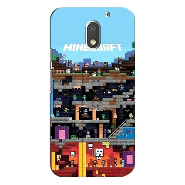Чехол с принтом «фон Minecraft» для Motorola MOTO E3