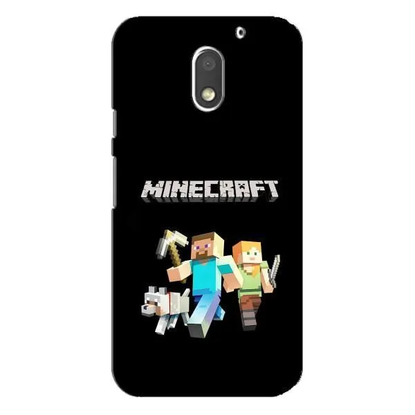 Чехол с принтом «герои Minecraft» для Motorola MOTO E3