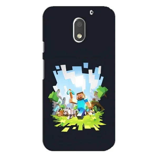 Чехол с принтом «персонажи Minecraft» для Motorola MOTO E3