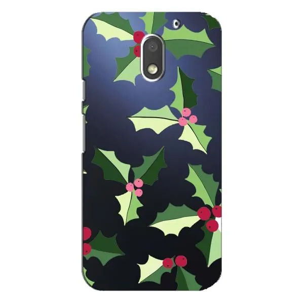 Чехол с принтом «Рождественский фон» для Motorola MOTO E3