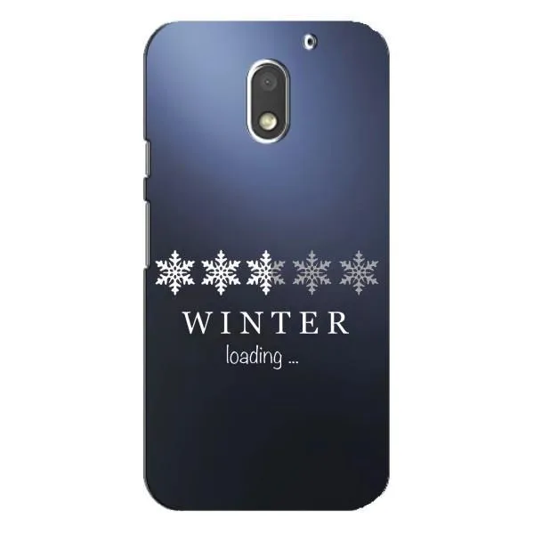 Чехол с принтом «Winter loading» для Motorola MOTO E3