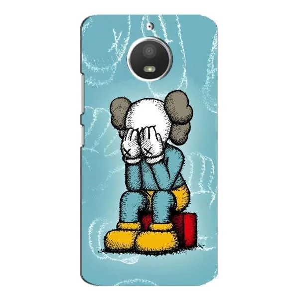 Чехол с принтом «Плач Bearbrick» для Motorola MOTO E4