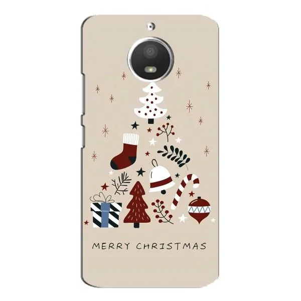 Чехол с принтом «Merry Christmas» для Motorola MOTO E4