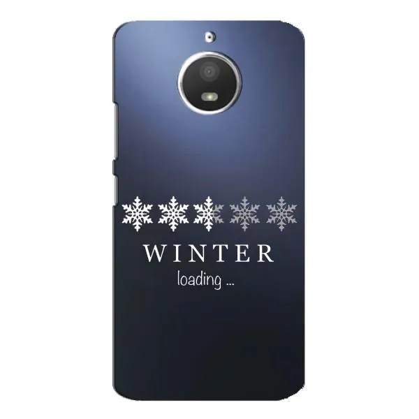 Чехол с принтом «Winter loading» для Motorola MOTO E4