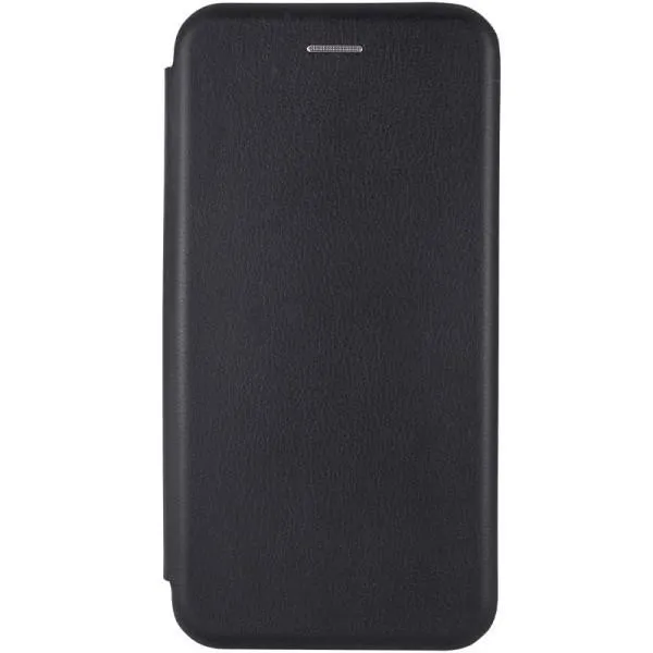 Кожаный чехол-книжка Classy для Motorola Moto E40 — Черный — фото 1 Кожаный чехол-книжка Classy для Motorola Moto E40 — Черный — фото 1