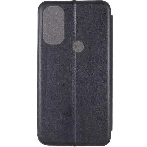 Кожаный чехол-книжка Classy для Motorola Moto E40 — Черный — фото 3 Кожаный чехол-книжка Classy для Motorola Moto E40 — Черный — фото 3