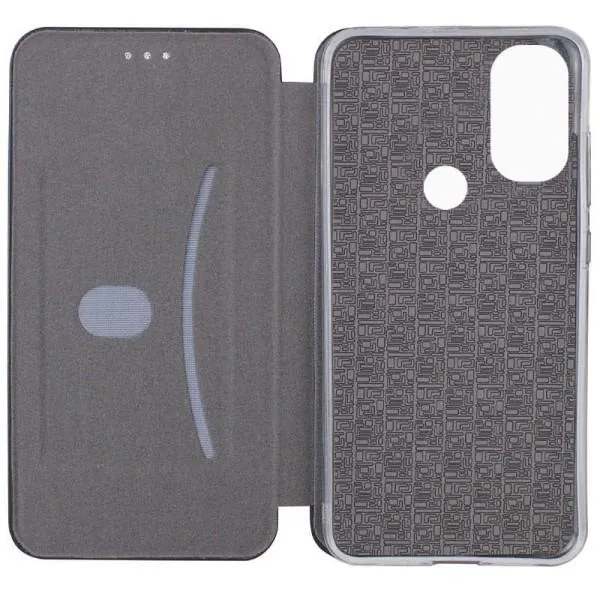 Кожаный чехол-книжка Classy для Motorola Moto E40 — Черный — фото 4 Кожаный чехол-книжка Classy для Motorola Moto E40 — Черный — фото 4