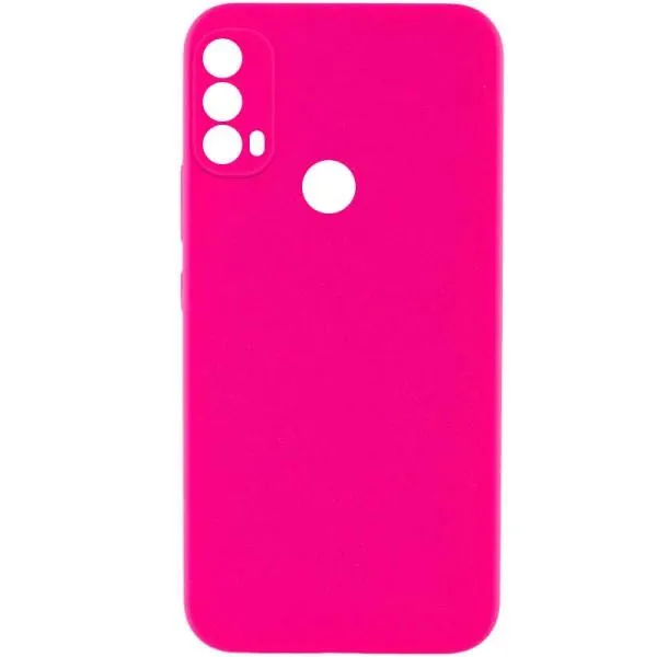 Чехол Silicone Cover Lakshmi Full Camera (AAA) для Motorola Moto E40 — Розовый — фото 1 Чехол Silicone Cover Lakshmi Full Camera (AAA) для Motorola Moto E40 — Розовый — фото 1