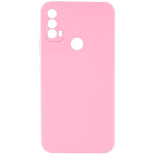 Чехол Silicone Cover Lakshmi Full Camera (AAA) для Motorola Moto E40 — Розовый — фото 4 Чехол Silicone Cover Lakshmi Full Camera (AAA) для Motorola Moto E40 — Розовый — фото 4