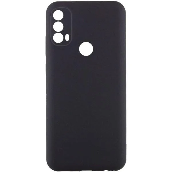 Чохол Silicone Cover Lakshmi Full Camera (AAA) для Motorola Moto E40 — Чорний — фото 1