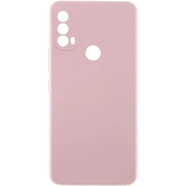 Чохол TPU GETMAN Liquid Silk Full Camera для Motorola Moto E40 — Рожевий — фото 1 Чохол TPU GETMAN Liquid Silk Full Camera для Motorola Moto E40 — Рожевий — фото 1