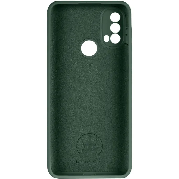 Чехол Silicone Cover Lakshmi Full Camera (AAA) для Motorola Moto E40 — Зеленый — фото 3 Чехол Silicone Cover Lakshmi Full Camera (AAA) для Motorola Moto E40 — Зеленый — фото 3