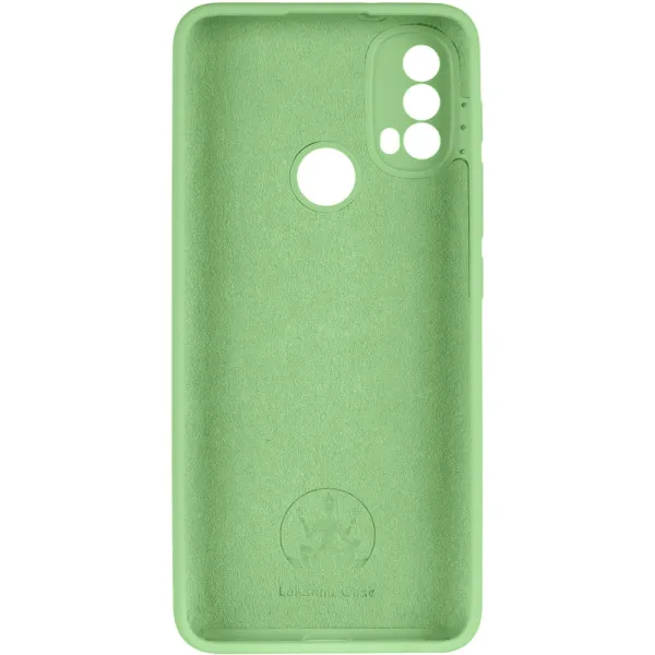 Чехол Silicone Cover Lakshmi Full Camera (AAA) для Motorola Moto E40 — Мятный — фото 3