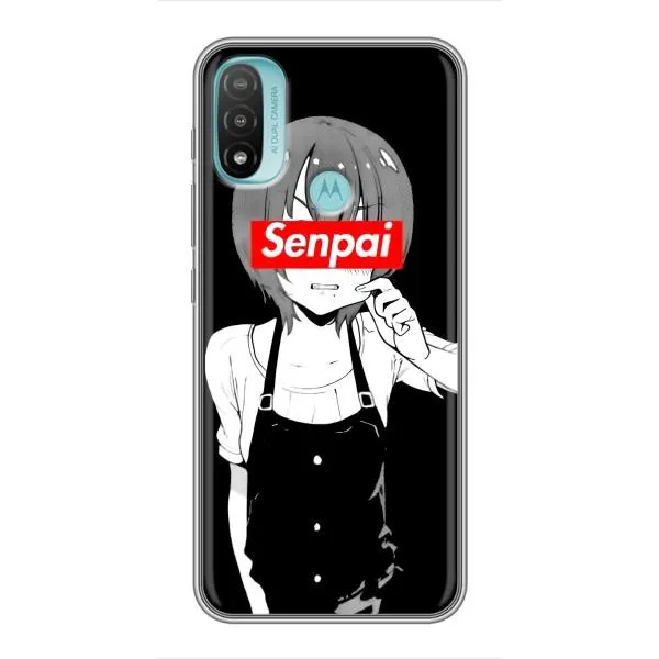 Чехол с принтом «Senpai» для Motorola MOTO E40