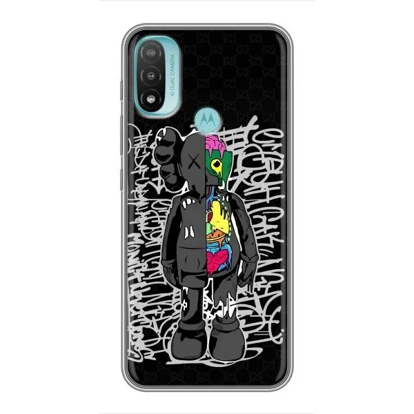 Чехол с принтом «Стиль Bearbrick» для Motorola MOTO E40