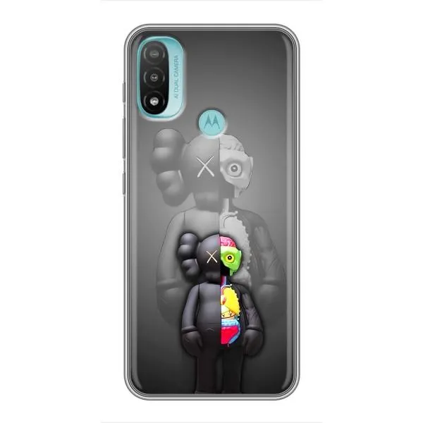 Чехол с принтом «Тело Bearbrick» для Motorola MOTO E40