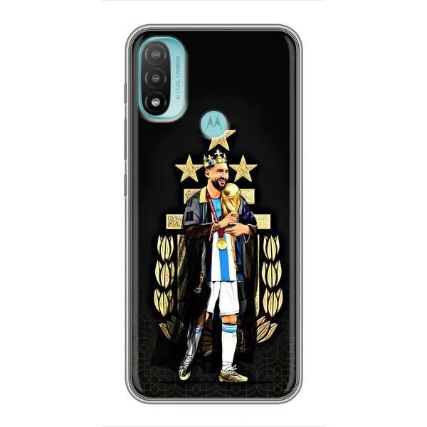 Чехол с принтом «Месси Король» для Motorola MOTO E40