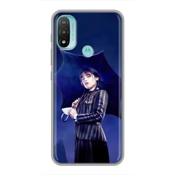 Чехол с принтом «Венсдей» для Motorola MOTO E40