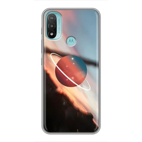 Чехол с принтом «Сатурн» для Motorola MOTO E40 Чехол с принтом «Сатурн» для Motorola MOTO E40