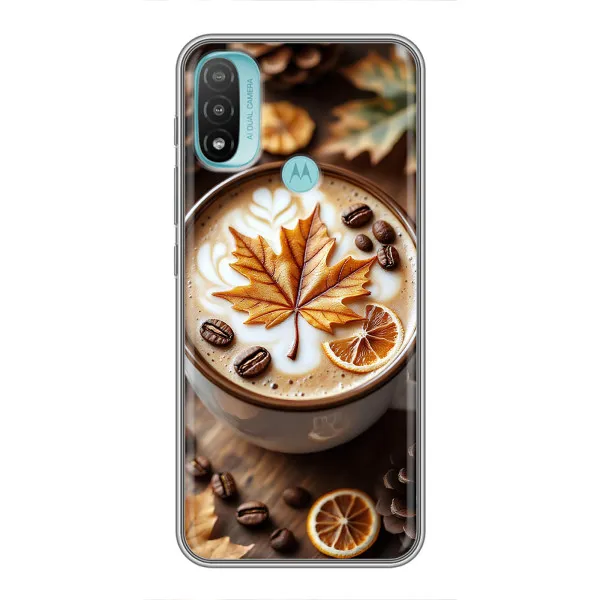Чехол с принтом «Пряный кофе» для Motorola MOTO E40