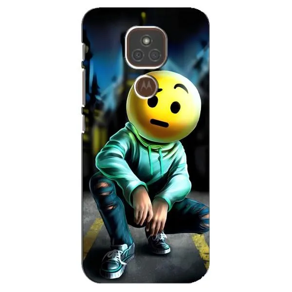 Чехол с принтом «Парень смайл» для Motorola MOTO E7 Plus