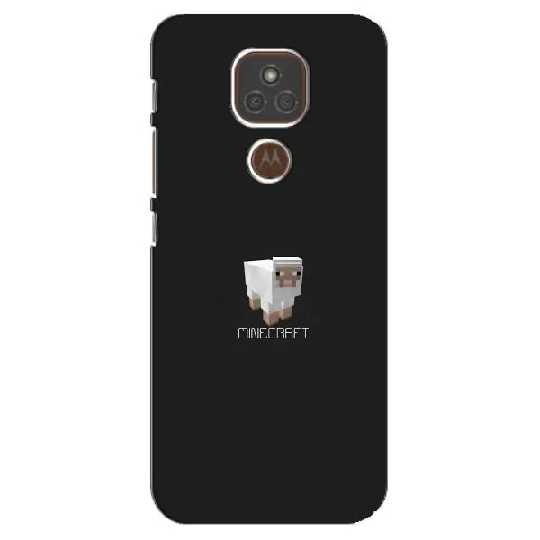 Чехол с принтом «Овечка Майнкрафт» для Motorola MOTO E7 Plus