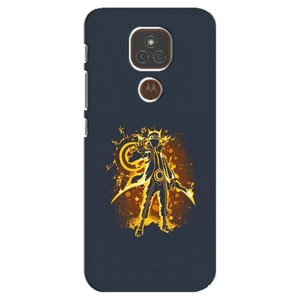 Чехол с принтом «золотой Наруто» для Motorola MOTO E7 Plus